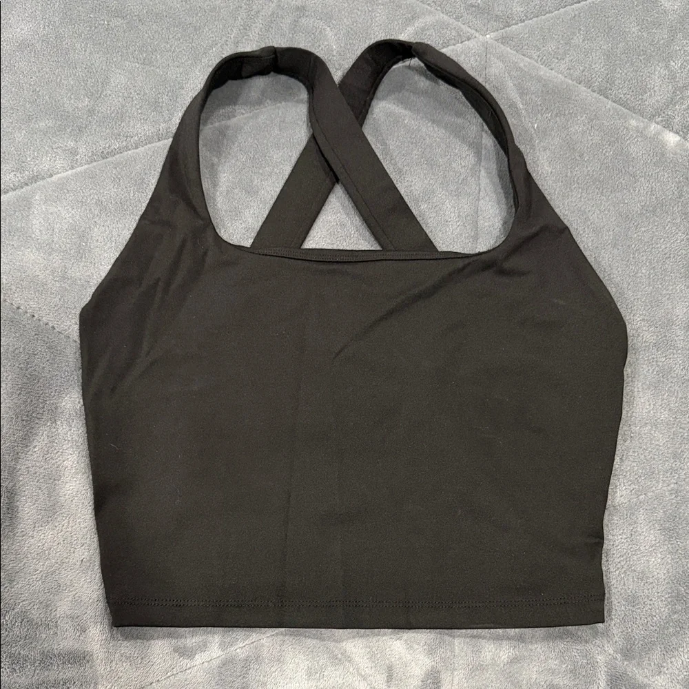 Women's Black Cross-Back Bralette